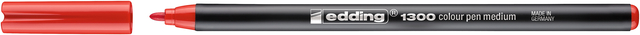 edding 1300 colour pen red