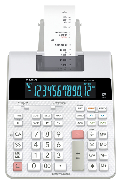 PRINTING CALCULATOR CASIO FR-2650RC