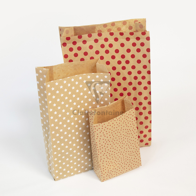 Cadeauzak Clairefontaine 12x24x4.5cm kraft harten 50 stuks
