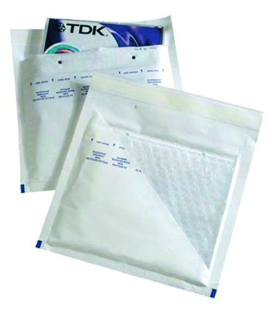 CD bubble envelope Quantore 175x200mm white 100 pieces