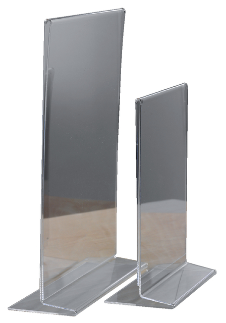 OPUS 2 Sign Holder T-Standard A4 Portrait Acryl