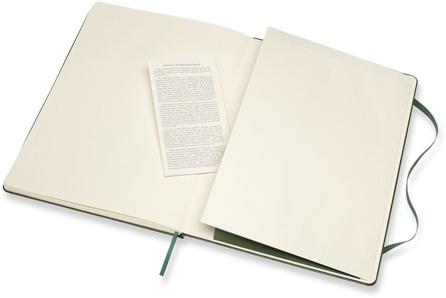 Notitieboek Moleskine XL 190x250mm lijn hard cover zwart