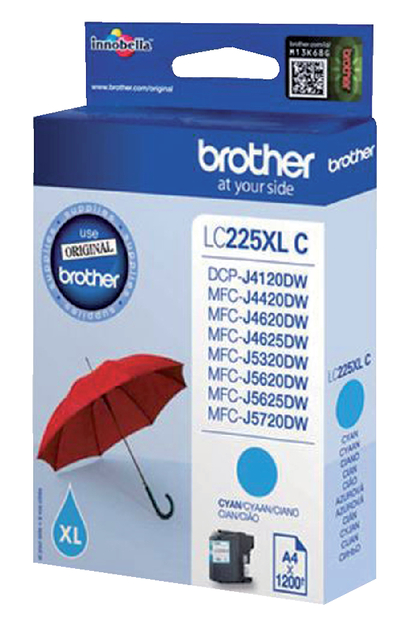 Brother IJ Cartridge Cyan HY LC225XLC