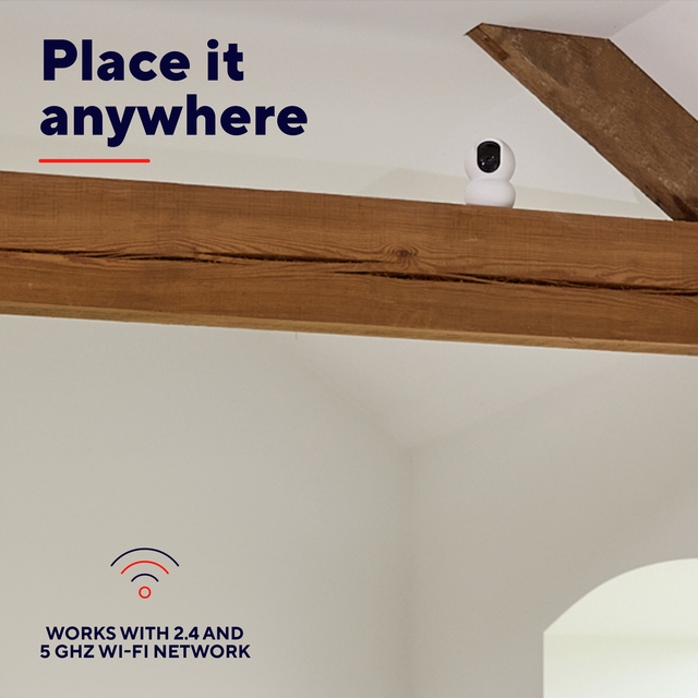 Beveiligingscamera Trust IPCAM-2800 binnenshuis Wi-Fi wit