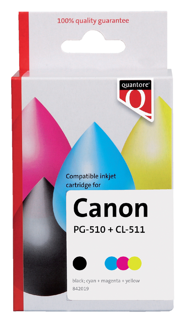 Inkjet cartridge Quantore Canon PG-510 CL-511 black +  color