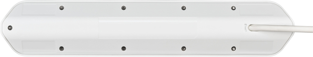 Desk socket Brennenstuhl Estilo 6-way including 2 USB 2 meter white/silver