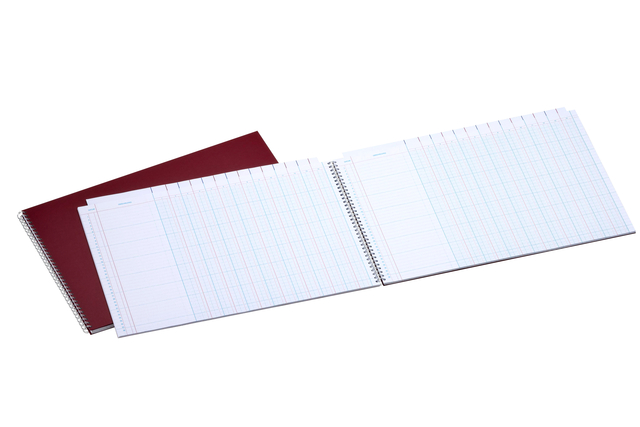 Tabular Register, 294 x 452 mm, 2 x 14 columns