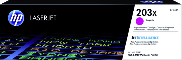 HP 203X LaserJetTonerCart Magenta CF543X