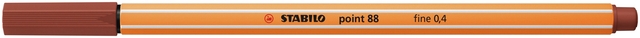 Fineliner STABILO point 88/75 fijn sienna