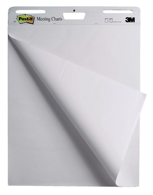 Meeting chart Post-it 559 Super Sticky 63.5x76.2mm white 4+2 free