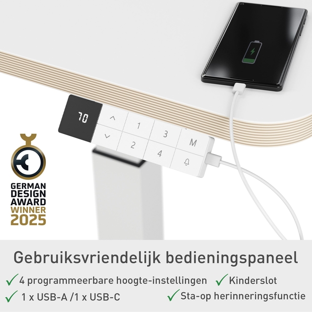 Zit-Sta bureau Leitz Ergo Elektrisch Klein