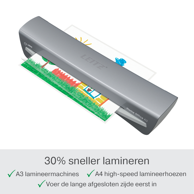 Lamineermachine Leitz iLAM Home Office A3 grijs