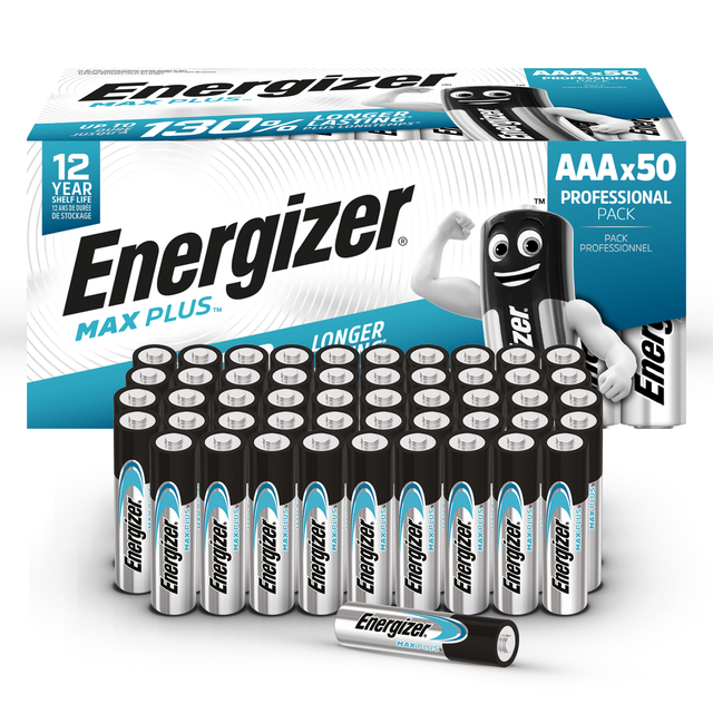 Batterij Energizer Max Plus 50x AAA alkaline