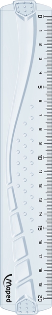 RULER MAPED GEOMETRIC 20CM