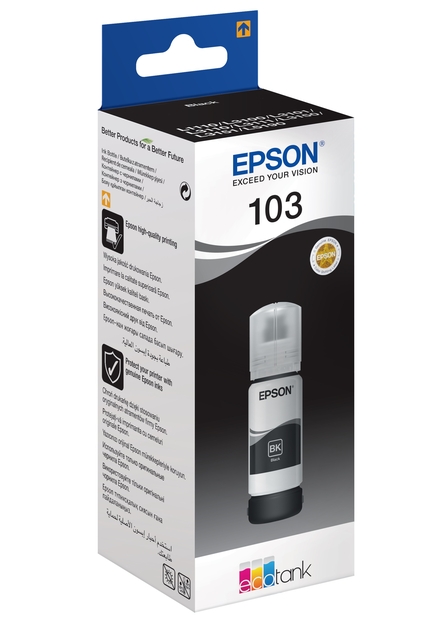 Navulinkt Epson 103 T00S14A zwart