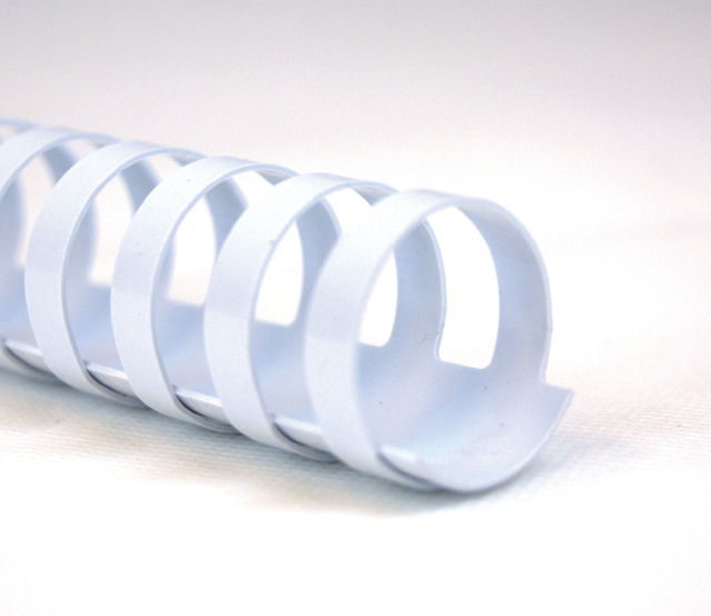 Bindrug GBC 25mm 21rings A4 wit 50 stuks