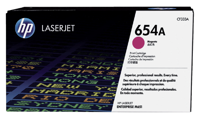 HP 654A Toner Cartridge Magenta CF333A