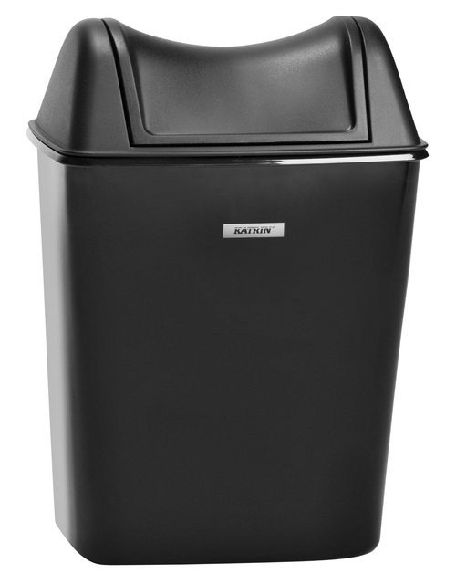 Dameshygiënebak Katrin 8 liter zwart 9222