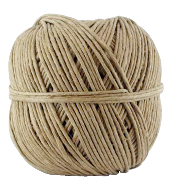 Henneptouw Muller 3-draads Ø ±2.4mm 100 gram ca 50 met