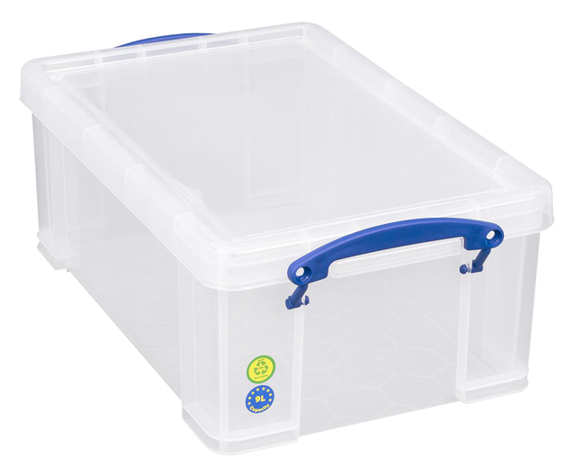 Really Useful Products 9L Box Clear