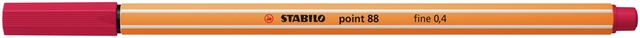 Fineliner STABILO point 88/50 fijn donkerrood