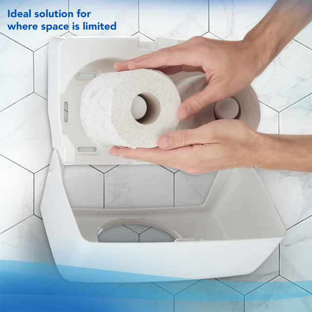 Toiletpapier Scott Essential 2-laags 350 vel wit 8519