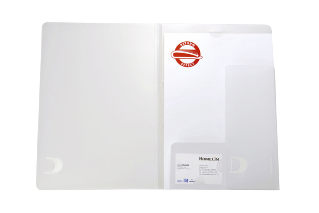 ELBA Folder Image A4, 2 Flaps, PP, Clear