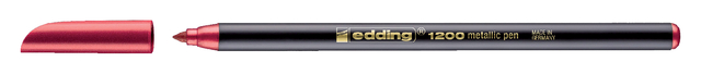 edding 1200 metallic colour pen red metallic