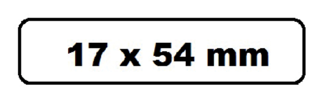 Address labels Quantore DK-11204 17x54mm white