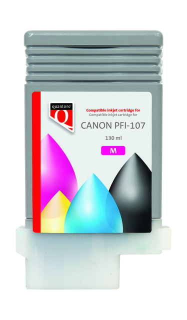 Inkjet cartridge Quantore Canon PFI-107 red