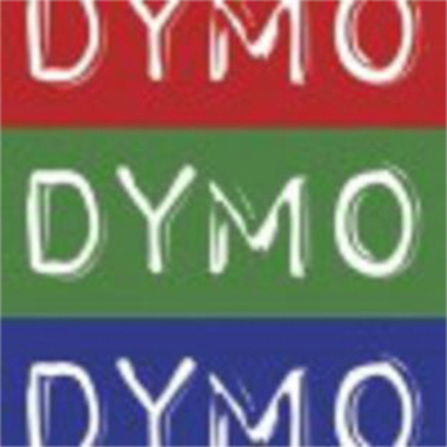Reliëftape Dymo embossing vinyl 9mm assorti 3 stuk
