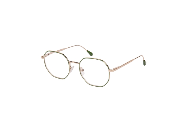 Leesbril I Need You +2.00 dpt Yoko groen-goud