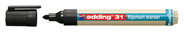 edding 31 EcoLine flipchart marker black