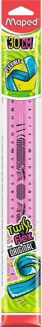 RULER MAPED TWIST'N FLEX 30CM ASS