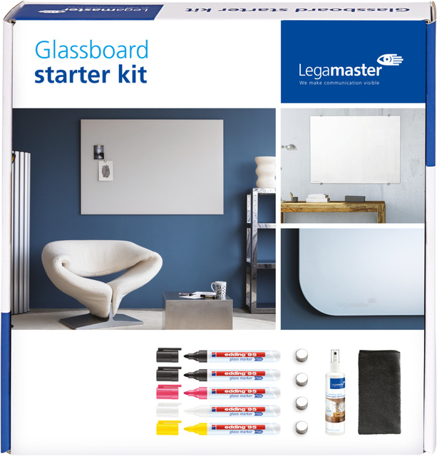 Legamaster glassboard starter set 11-part