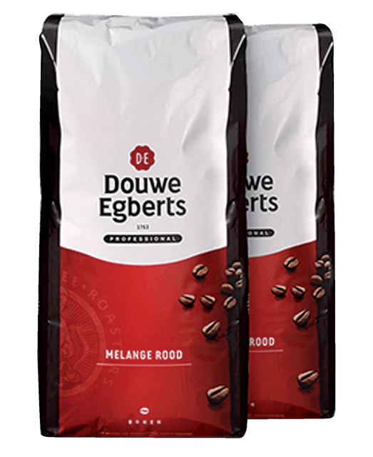 Coffee Douwe Egberts beans Melange Red 3kg