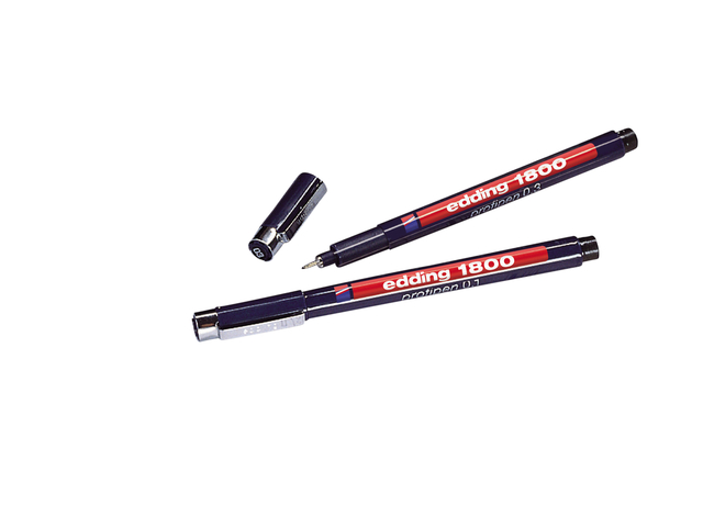 edding 1800 profipen set of 3 black