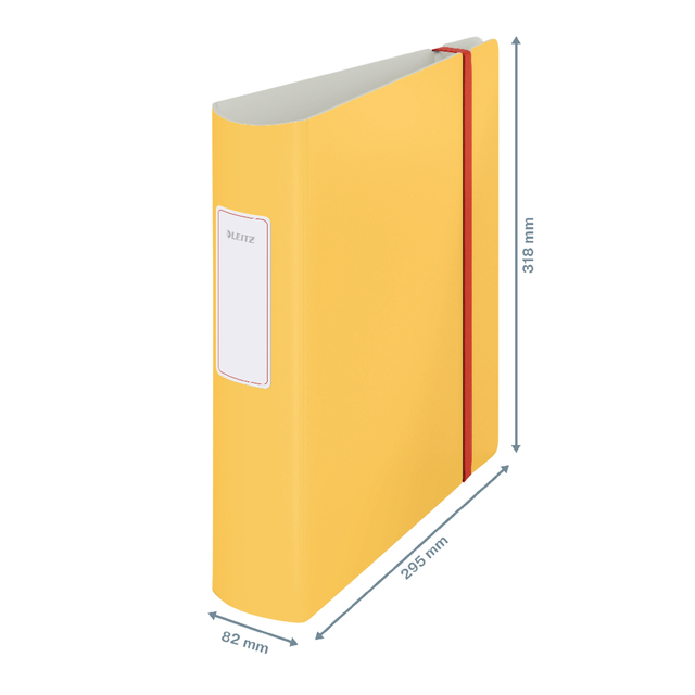 Lever arch file Leitz  active cosy 82mm PP A4 warm yellow