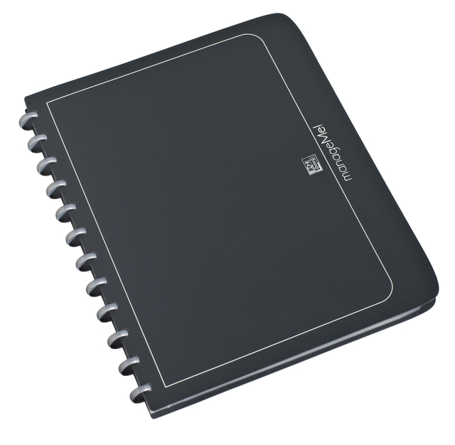 Display Book with removable pockets Variozip Elba Manage Me A4 25 Pockets Black