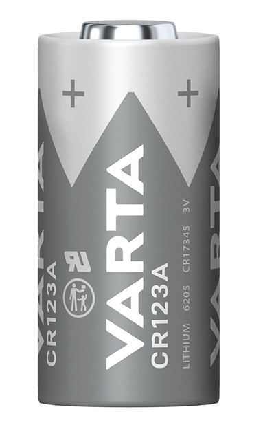 Batterij VARTA Cylindrical 1x CR123A lithium