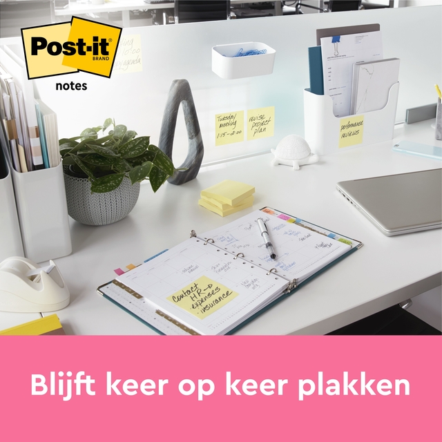 Memo pad Post-it Z-Note R350 76x127mm yellow 12 pieces