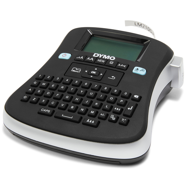Labelprinter Dymo LabelManager 210D+ draagbaar qwerty 12mm zwart