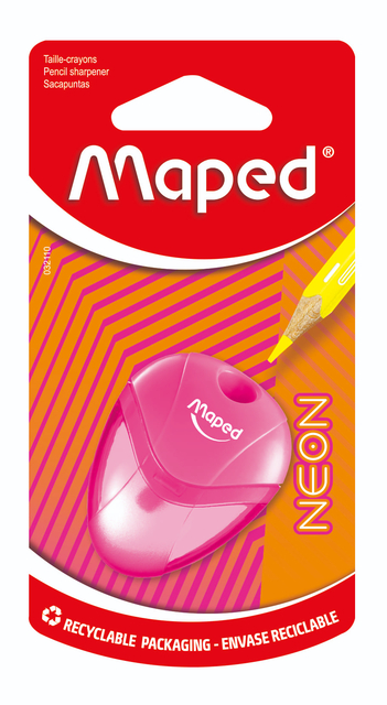 Puntenslijper Maped Neon Igloo 1-gaats assorti