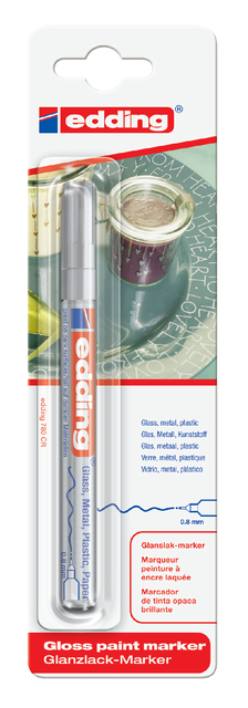 edding 780 gloss paint marker blister of 1 silver