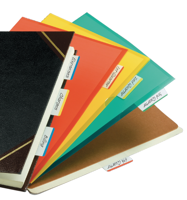 Indextabs Post-it 686A1 38x50.8mm strong curved assorted 24 tabs