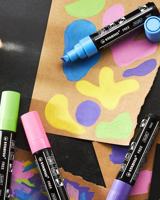 Acrylmarker STABILO  Free Acrylic T800C wit