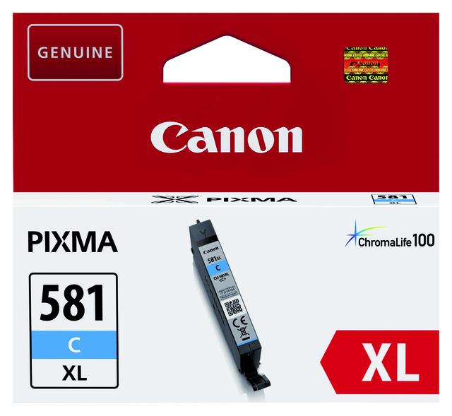 Inktcartridge Canon CLI-581XL blauw