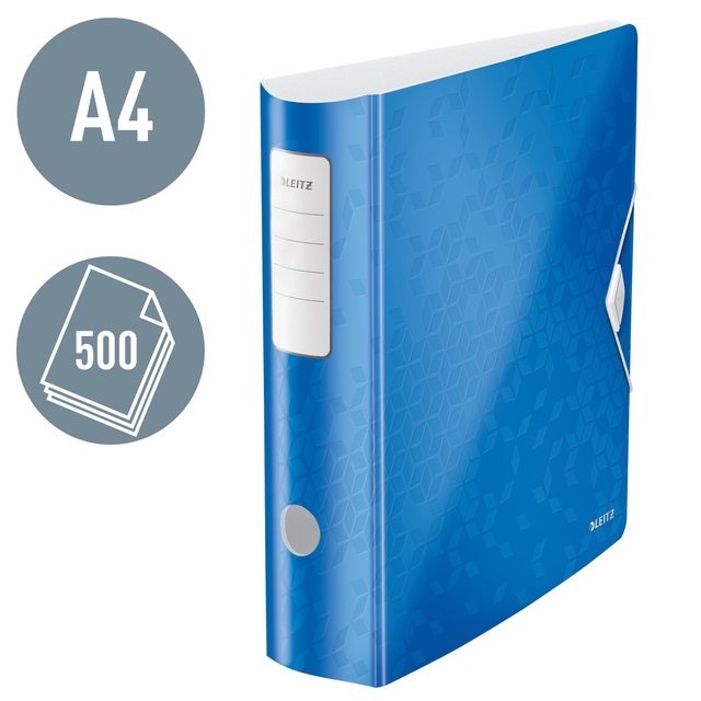 Lever arch file Leitz  Active WOW 80mm PP A4 blue