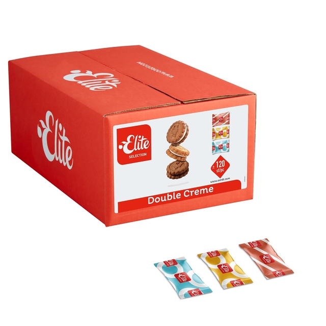 Koekjes Elite Selection Double Crème mix 120 stuk