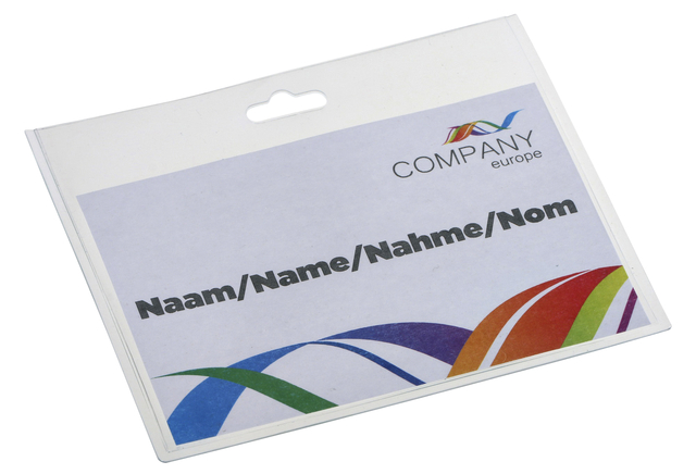 Badge / card holder OPUS 2 closed 90x60mm 24 pieces